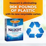 Nasacort 24HR Allergy Nasal Spray for Adults, Non-drowsy & Alcohol Free, 120 Sprays, 0.57 fl. oz. - Image 6