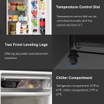 Galanz 3.3 Cu Ft Compact Refrigerator, Black One Door Mini Fridge, Energy Star for Apartment, Dorm, Office, Bedroom - Image 6