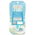 Equate Women's 5-Blade Disposable Razors, Blue, 3 Count - Image 6