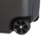 Hyper Tough 45 Gallon Wheeled Heavy Duty Plastic Garbage Can with Attached Lid, Black - Image 3