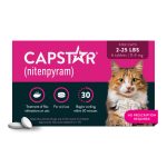 CAPSTAR (Nitenpyram) Fast-Acting Oral Flea Treatment for Cats (2-25 lbs), 6 Tablets, 11.4 mg - Image 2