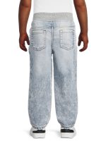 Wonder Nation Toddler Boy's Knit Denim Jeans, Sizes 12M-5T - Image 5