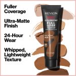 Revlon ColorStay Full Coverage Cream Foundation Makeup, Matte Finish, 200 Nude, 1.0 fl oz - Image 4