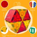 Tytan Magnetic Tile Building Set - 60-Piece STEAM Magnetic Toys for Kids Ages 3+ - Image 6