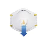 3M N95 Respirator 8511, Cool Flow Valve, White, Stretchable, 2 Safety Masks - Image 3