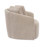Beautiful by Drew Barrymore Drew Accent Chair, Fawn Cord - Image 5