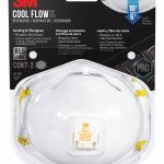 3M N95 Respirator 8511, Cool Flow Valve, White, Stretchable, 2 Safety Masks