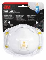 3M N95 Respirator 8511, Cool Flow Valve, White, Stretchable, 2 Safety Masks