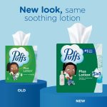 Puffs Plus Lotion Facial Tissues, 4 Family Boxes, 124 tissues per box - Image 4