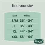 Depend Fresh Protection Incontinence Underwear for Men, Adult Diapers, XL (36 Count) - Image 3