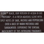 ParfumsBelcam G’eàu Black Eau De Toilette Spray, Cologne for Men, 3.4 fl oz - Image 6
