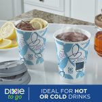 Dixie To Go Disposable 12 Ounce Paper Cups, Multi-Color, 60 Count - Image 7