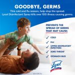 Lysol Disinfectant Spray, Sanitizing and Antibacterial Bathroom Spray, Deodorizer, Crisp Linen, 19 oz (Pack of 2) - Image 7