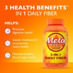 Metamucil Psyllium Husk Capsules, 300 Capsules, 3-in-1 Daily Fiber, GLP-1 Friendly Fiber> - Image 3