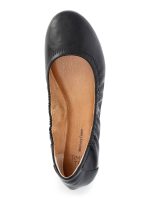 Time and Tru Women's Scrunch Ballet Flats, Wide Width Available - Image 3