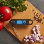 Taylor Stainless Steel Digital Foldable Probe Meat Thermometer with Blue Backlight Display - Image 4