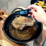 Taylor Stainless Steel Digital Foldable Probe Meat Thermometer with Blue Backlight Display - Image 5