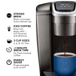 Keurig K-Elite Single-Serve K-Cup Pod Coffee Maker, Brushed Slate - Image 2