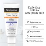 Neutrogena Clear Face Sunscreen Lotion SPF 50, 3 fl oz - Image 5