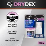 DAP DryDex 8 oz Pink/White Dry Time Indicator Spackling Plaster Patch Kit All Purpose - Image 4