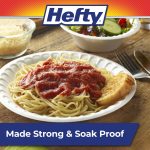 ( 3 Pack ) Hefty Everyday Soak Proof Disposable Foam Plates, 8.8 inches, 50 Count - Image 4