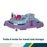 Safety 1st Ready, Set, Walk! DX Developmental Baby Walker with Wheels, Lavender Buzz - Image 6