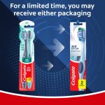Colgate 360 Deep Clean Toothbrush Pack, Soft Adult Toothbrushes, 2 Pack - Image 2
