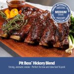 Pit Boss 100% All-Natural Hardwood Hickory Blend BBQ Grilling Pellets, 20 Pound Bag - Image 5