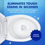 Lysol Toilet Bowl Cleaner Clinging Gel, Power, Disinfecting Bathroom Cleaner and Toilet Bowl Stain Remover, 24 fl oz - Image 4