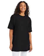 Hanes Beefy-T Men's Heavyweight Cotton T-Shirt (Big & Tall Sizes) Black 3XLT - Image 5
