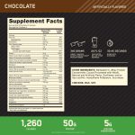 Optimum Nutrition Serious Mass, Chocolate, Weight Gainer Protein Powder, Mass Gainer, 3 lb - Image 2