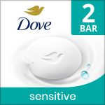 Dove Beauty Bar Soap For Sensitive Skin, Sensitive, Fragrance Free And Hypoallergenic, 3.75 oz 2 Bars - Image 2
