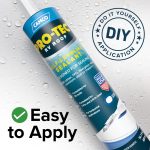 Camco Pro-Tec Self-Leveling RV Roof Sealant - Classic White, 10.1 Fluid Ounces (41464) - Image 5