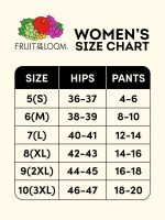 Fruit of the Loom Women's Seamless Underwear, No Show Panties, Multiple Styles, 4‑Way Stretch, 6-Pack, Sizes S-3XL - Image 6