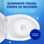 Lysol Toilet Bowl Cleaner Clinging Gel, Lime & Rust Remover, Disinfecting Bathroom Cleaner and Toilet Bowl Stain Remover, 24 fl oz - Image 4