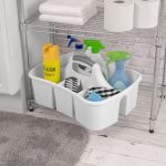 Sterilite Divided Ultra™ Caddy, Easy Carry, Handy Plastic Utility Storage, White - Image 4