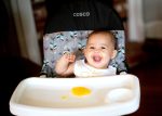 Cosco Kids Simple Fold Full Size High Chair with Adjustable Tray, Spritz - Image 7