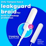 Tampax Pearl Tampons with LeakGuard Braid, Ultra Absorbency, 60 Count - Image 3