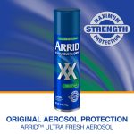 Arrid XX Extra Extra Dry Ultra Clear Aerosol Antiperspirant Deodorant, Ultra Fresh, Twin Pack 6 oz - Image 2