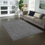 Mainstays Traditional Gray Shag Indoor Area Rug, 5 ft x 7 ft - Image 2