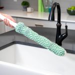 Libman Tornado Twist Mop with Cotton Blend Head and Steel Handle, Green and White, 55.5 inch - Image 3