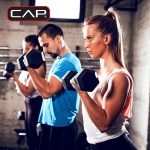 CAP Barbell, 10lb Coated Rubber Hex Dumbbell, Pair (No-Roll Design, Ergonomic Steel Handle, Durable Coated Weight) - Image 5