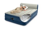 Intex Headboard 18" Queen Dura-Beam Deluxe Raised Air Bed Mattress with Built-in Pump - Image 2