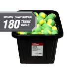 Hyper Tough 12 Gallon Snap Lid Storage Bin, Black Base with Red Lid, Heavy Duty Plastic - Image 3