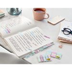 Post-it Tabs, 1" Wide Aqua, Yellow, Pink, Red, Green, Orange, 36 Tabs - Image 3