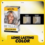 got2b Metallics Permanent Hair Dye, M71 Metallics Silver, Hair Color for Women & Men, 1 Kit - Image 3