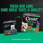 Cesar Loaf In Sauce Poultry Flavors Adult Wet Dog Food Variety Pack, 3.5 Oz Trays, 24 Ct. - Image 3