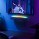 onn 20 Inch Bluetooth 2.1 Channel Soundbar with Multi-Color LED Lighting, Black - Image 6