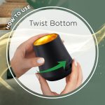 Air Wick Essential Mist Scented Oil Cordless Diffuser Device, Black, 1 Count - Image 6