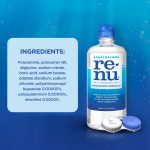 Renu Multipurpose Eye Contact Lens Solution and Cleaner with Lens Case for Soft Lenses, 12 fl oz, 2 Pack - Image 5